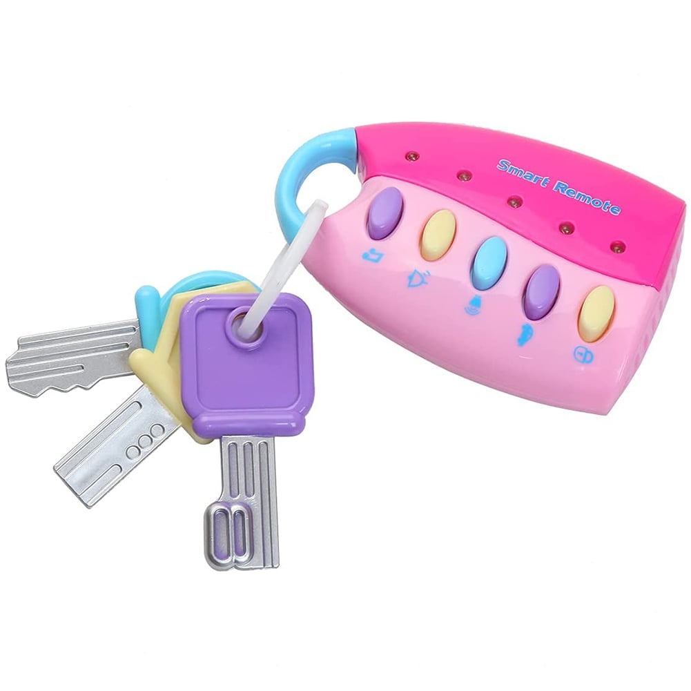 Baby Toys Musical Smart Remote Car Key Toys Pretend Play Music Education Toys with Sound and