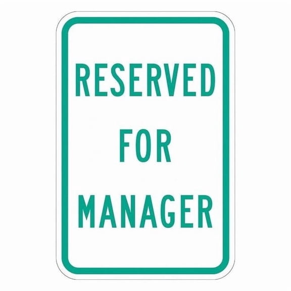 Lyle Employee Parking Sign,18" x 12, T1-1202-EG_12x18 T1-1202-EG_12x18