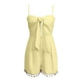 thumbnail image 4 of Women's Summer Jumpsuit Sleeveless Romper Casual Wide Leg Shorts Outfit For Daily Wear And Outdoor Activities Bodysuit Juniors Linen Jumpsuit Overall Pajamas Suites Dressy for Women Corduroy Rompers, 4 of 4