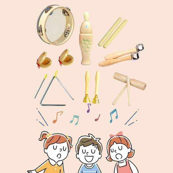 Instrumentos de Percusión Hugo con Bolsa de Almacenamiento 0.666Kg