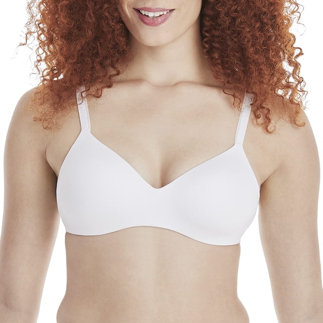 Sostén Hanes Ultimate T-Shirt con Espuma Suave y Sin Aros Blanco 34D