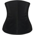thumbnail image 3 of YIANNA Waist Trainer for Women Underbust Latex Sport Girdle Corsets Cincher Hourglass Body Shaper Black 3x-large, 3 of 7
