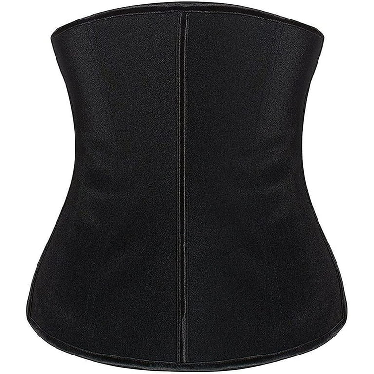 2022 New Womens Waist Trainer Black Satin Underbust Corset Lumbar With 16  Steel Bones For Sculpting And Shapewear From Bestielady, $15.46