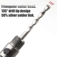 thumbnail image 4 of SDS Plus Hammer Drills Wall Hole Saw Drill Bit Set Cutter Tools with Round Shaft Concrete Cement Stone Hole Opener,35mm, 4 of 5