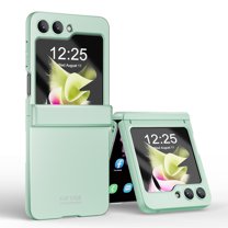 Dteck for Samsung Galaxy Z Flip 5 Case with Hinge Protection, Galaxy Z Flip5 Case with Back Screen Protector Camera Lens Protector, Shockproof Full Body Protective Phone Case,Green