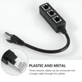 thumbnail image 2 of GJX Ethernet Splitter Cable 1 to 3 Adapter Port Plug Suitable for Computer/ Router/ Box, 2 of 4