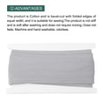 thumbnail image 3 of Uxcell 1Pcs Single Fold Bias Tape Cotton for Sewing 1 inch x 10 Yards White Gray, 3 of 7