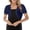 Blue, variant on Women Shrug Chiffon Cardigans Open Front Short Sleeve Bolero for Evening Dressy 2026 (Khaki, XXL)