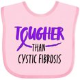 thumbnail image 3 of Inktastic Tougher than Cystic Fibrosis Boys or Girls Baby Bib, 3 of 4