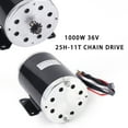 thumbnail image 3 of 1000W 36V Electric Brushed Motor Fit For Go Cart E-Bike Scooter 3000 RPM for four-wheel go-karts, motorcycles, 3 of 15