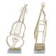 thumbnail image 4 of Adorno de violín estatua de instrumento dorado atractivo decorativo para escritorio ANGGREK Otros, 4 of 8