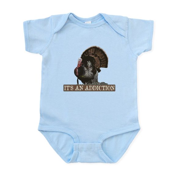 CafePress - Its An Addiction Turkey Hunti Infant Bodysuit - Baby Light Bodysuit, Size Newborn - 24 Months