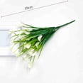thumbnail image 2 of CaiYueKe 3 Pcs Artificial Silk Lilies Bouquet Fake Flowers for Home Decor Wedding Centerpiece Vase Arrangements Plastic Floral Stems Decorative Bouquets, 2 of 3