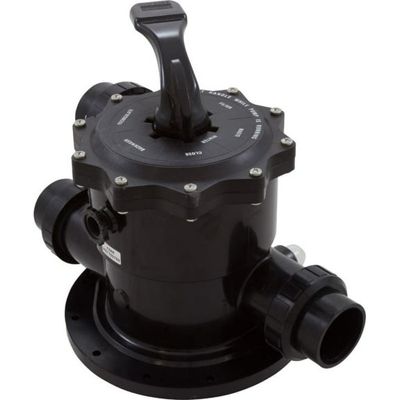 Multiport Valve, Waterco Top Mount, 2"union, 6 Position