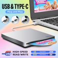 thumbnail image 2 of Unidad de DVD externa YOTUO USB 3.0 tipo C para Windows/Mac, 2 of 6