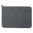thumbnail image 2 of Dusknt Microfiber Absorbent Dish Drying Pad, Foldable Reusable Kitchen Counter Protector Mat with Hanging Rope, Anti-Scratch Noise Reduction Draining Mat for Pots Cups Coffee Maker, 2 of 9
