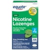 Equate Mini Nicotine Polacrilex Lozenges, Stop Smoking Aid, 2 mg, Mint Flavor, 108 Count