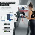 thumbnail image 5 of Demifill Folding Treadmilll, 2.25 HP Electric Motorized Folding Running Treadmill Machine with LED Display, Electric, Motorized, Walking and Jogging Machine for Home and Office Workout, White, 5 of 8