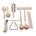 thumbnail image 4 of Juego de música de madera, educación preescolar, aprendizaje temprano, musical para bebés D Yuyangstore instrumentos musicales, 4 of 7