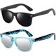 thumbnail image 3 of Gafas de sol cuadradas polarizadas Protección UV Gafas de sol de diseñador de moda Hombres Mujeres, 3 of 5