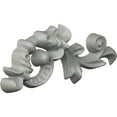 thumbnail image 2 of Ekena Millwork 2 1/2"W x 6 1/4"H x 5/8"P Hillsborough Onlay with Scroll, Left, 2 of 6