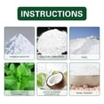 thumbnail image 5 of Puntoco Polvo de grado alimenticio que blanquea los dientes con bicarbonato blanco, polvo limpiador de manchas de dientes, aliento fresco, 100 g, 5 of 5