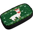 thumbnail image 2 of Circular Wooden Trunk Pencil Case, Large Capacity Large Pouch Pen Holder, 2 of 4
