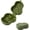 green, variant on Collapsible  Travel Bowl with Lid, Portable Slow Feeder & Lick Mat Combo, Mess-Free Clamshell  Water Dish for Hiking (Khaki)