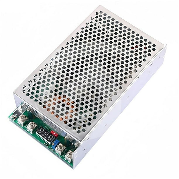 Fuente de Alimentación con Convertidor Buck Ajustable de 1500 W y 50 A, CC-CC de 25-90 V A 12 V, 48 V y 60 V, Regulador de Voltaje de Alta Potencia