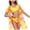 Yellow, variant on Ymyiu Infant Bathing Suit Girl Girl's 3 Piece Swimsuits High Waisted Bikini Bathing Suit with Mesh Coverups Skirt Size 10-11 Years (Hot Pink,10-11 Years)