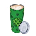 thumbnail image 3 of Kll St Patrick'S Day5 Stainless Steel Vacuum Insulated Coffee Cup 20 Oz Insulated Travel Mug Water Cup With Leak-Proof Straw Lid & Flip Lid,1 Metal Straws,1 Cleaning Brush, 3 of 8