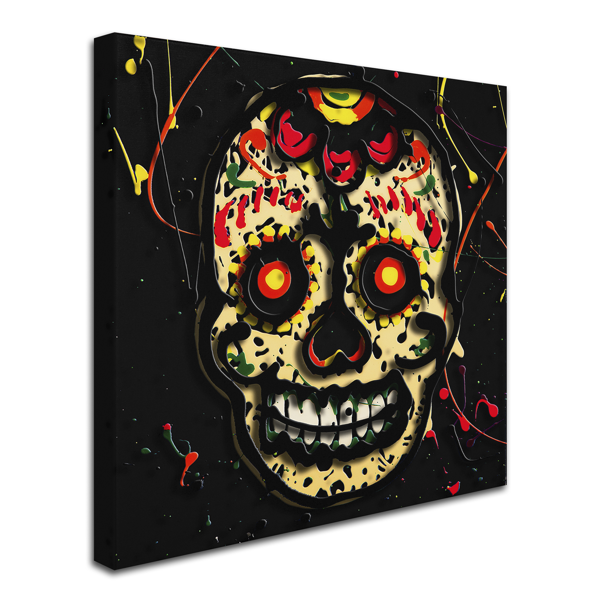 Trademark Fine Art Roderick Stevens 'Muertos 2' 35 x 35 (RS1007-C3535GG)