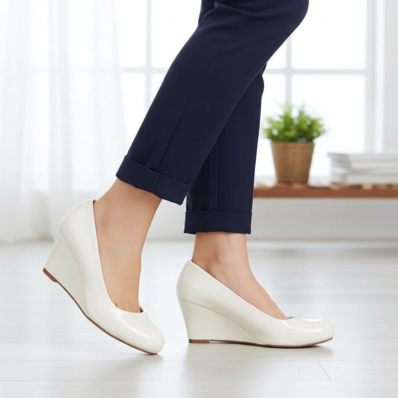 Women’s Modern Low Heel Wedges Pumps