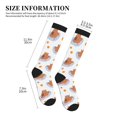 thumbnail image 2 of Compression Socks For Women And Men - Capybaras Tangerine Compression Socks Circulation For Workout, 2 of 2