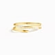 thumbnail image 1 of Anillo de plata de ley S925 con doble capa cruzada, moderno anillo de dedo índice simple de tres líneas para mujer, 1 of 6