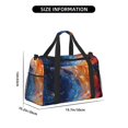 thumbnail image 3 of Balery Galactic Dog Swirls Art Bolsa de Gimnasio para Mujeres, Bolsa de Viaje con Bolsillo Húmedo, Bolsa de Fin de Semana para Mujeres, Bolsa de Viaje Resistente al Agua, 3 of 7