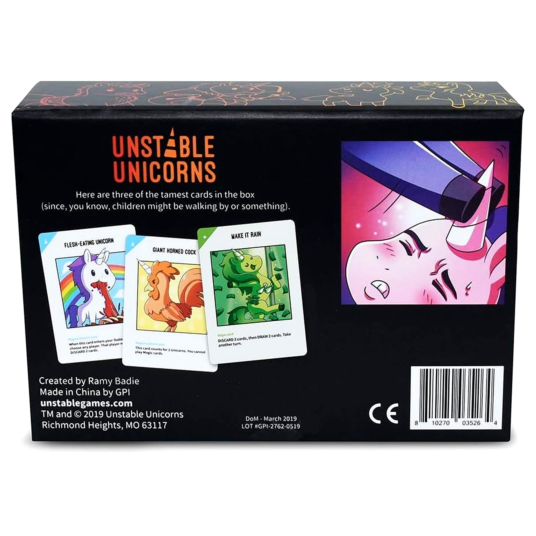 Teeturtle Unstable Unicorns: Nsfw Expanded Base Game