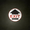 thumbnail image 6 of TRADESAFE Exit Sign with Up Arrow, Anti Slip Safety Sign, 17” Diameter Floor Sticker, 12 Mil Vinyl, 6 of 8
