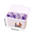 thumbnail image 3 of TOUMENY 50 Pack Scented Laundry Gel, Multi Functional Stain Remover Laundry Detergent Pods for All Washable Fabrics, 200ml Long Softening Laundry Pods for Everyday Use, Purple, 3 of 6