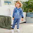 thumbnail image 2 of Uccdo 6M-5T Toddler Boys Tracksuits, Little Boys Casual Back to School Outfits Hooded Sweatshirts + Sweat Pants Clothes Set, 2 of 8