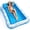 Blue-L, variant on Inflatable Adult Pool Lounger Float - Large Beach Sun Tanning Floats Raft Sunbathing Water Lounge Floaties Tub with Drink Holder - Blow Up River & Lake Suntan Floating Swimming Mattress Mat(L)