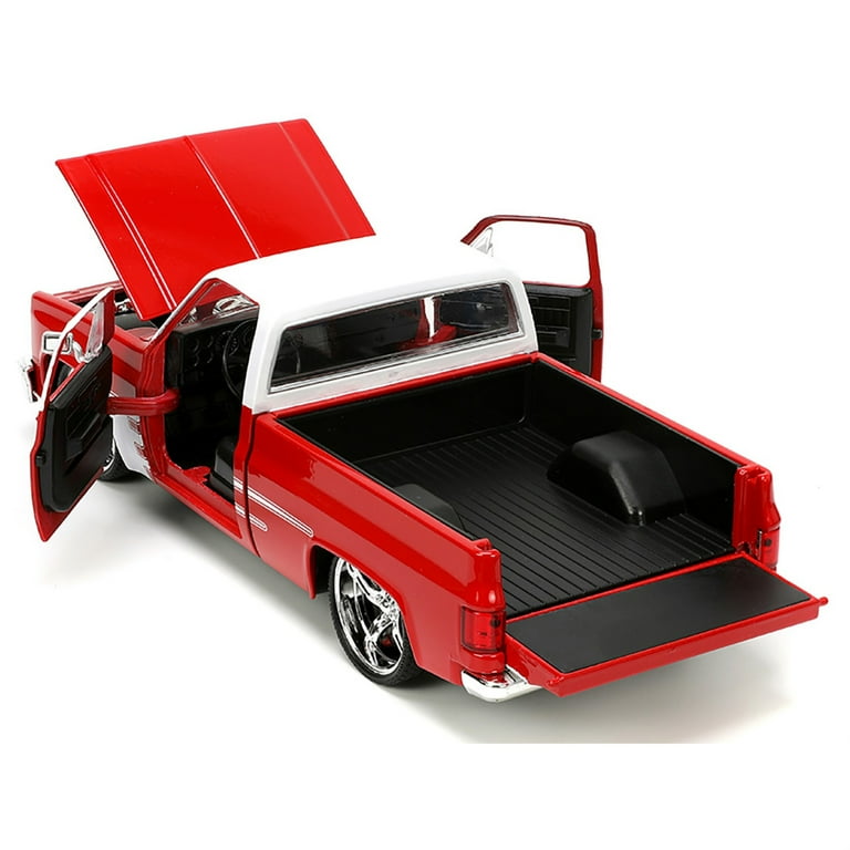 1985 Chevrolet C-10 Pickup Truck Red with White Top and