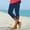 Navy, variant on SwiftWear Summer Comfort Stretch Fit Capri Leggings for Women| Signature Hem Feature | Sizes S-3XL​