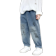 thumbnail image 4 of 1-6Y Spring and Autumn Kid's Jeans Boys' Cartoon Print Denim Pants Girls' Casual Trousers Children's Clothing, 4 of 6