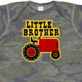 thumbnail image 4 of Inktastic Red Tractor Little Brother Boys Baby Bodysuit, 4 of 5