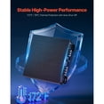 thumbnail image 4 of KFFKFF 2-Channel Car Audio Amplifier, Bridgeable Class A/B Full Range Stereo Amp, Max Output: 2 x 300W @ 4 Ohm / 2 x 600W @ 2 Ohm, Suitable for Cars, SUVs, Trucks, and Off-Road Vehicles, 4 of 9