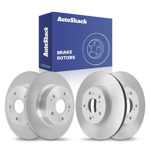 AutoShack Front & Rear Brake Rotors | Replacement For 2016-2022 Honda HR-V 1.8L AWD FWD | 4-PC Set