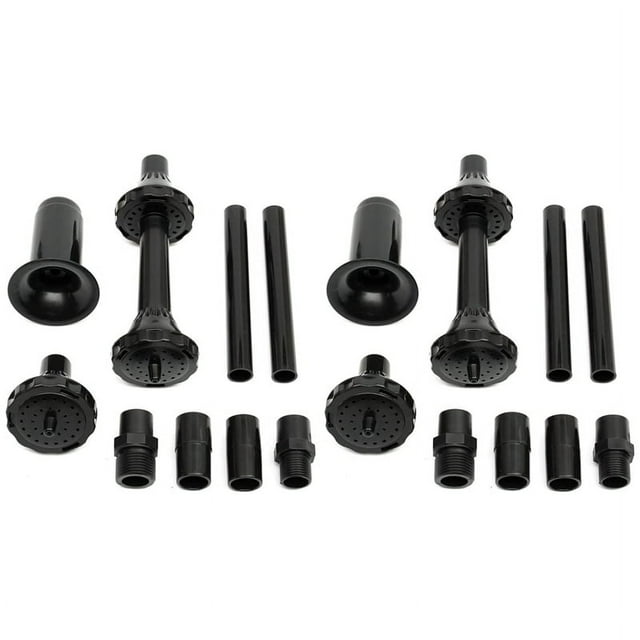 Kit de 18 boquillas pequeñas para fuente de agua, para estanque, bomba sumergible, piscina