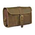 thumbnail image 1 of Neceser colgante de piel LEATHER VILLAGE Vintage Mud, 1 of 8