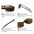 thumbnail image 3 of Gafas de Sol Polarizadas SUNGAIT para Hombre con Montura Metálica Rectangular, 3 of 6